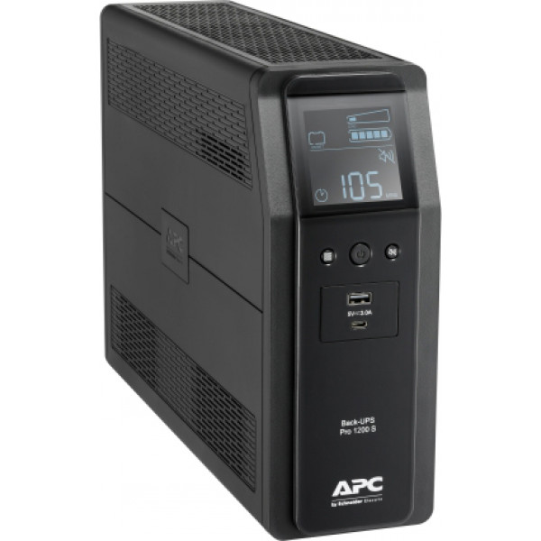 Фото - Источник бесперебойного питания APC Back UPS Pro BR 1200VA AVR, LCD (BR1200SI)