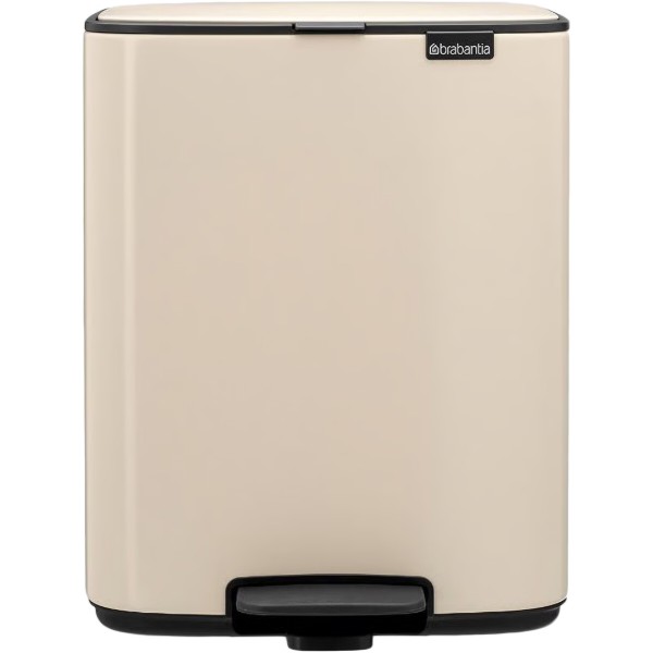 Фото - Бак для сміття з педаллю Brabantia 12 л бежевий (238024)