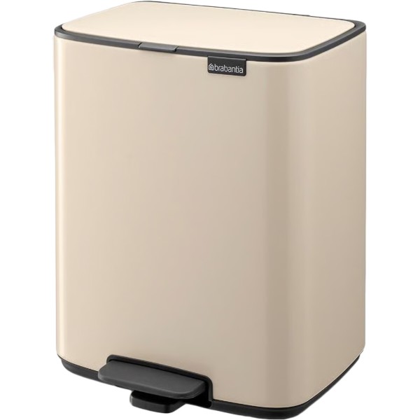 Фото - Бак для сміття з педаллю Brabantia 12 л бежевий (238024)