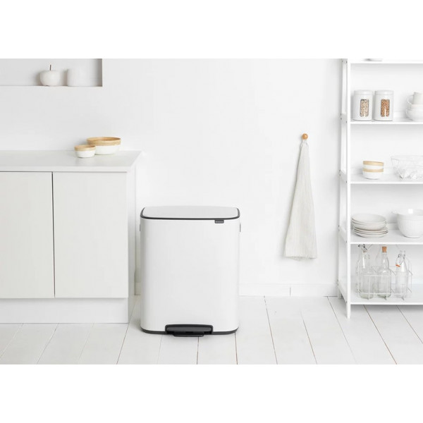 Фото - Бак для сміття з педаллю Brabantia Bo Pedal Bin 2х30 л 211447