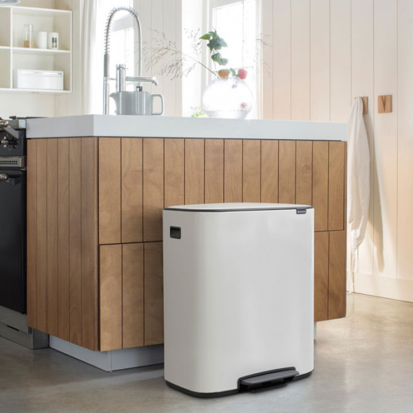 Фото - Бак для сміття з педаллю Brabantia Bo Pedal Bin 2х30 л 211447