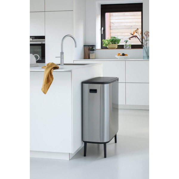 Фото - Бак для сміття Brabantia Bo Touch Bin Hi 2х30 л 130649