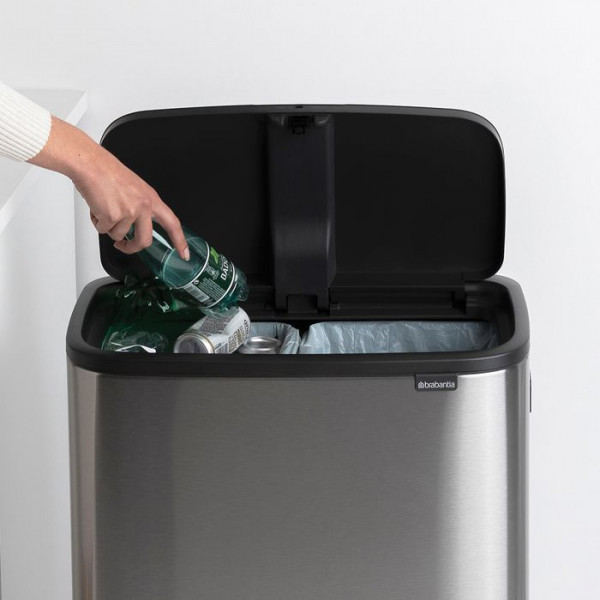 Фото - Бак для сміття Brabantia Bo Touch Bin Hi 2х30 л 130649