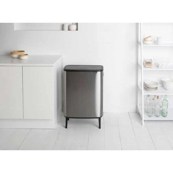 Фото - Бак для сміття Brabantia Bo Touch Bin Hi 2х30 л 130649