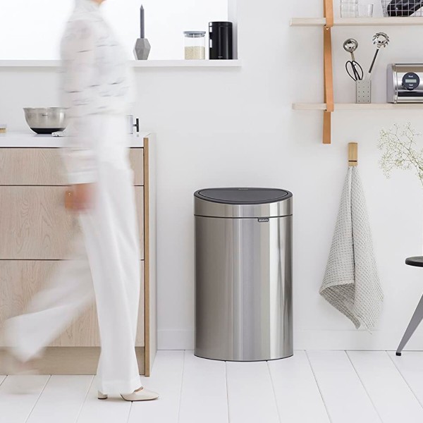 Фото - Бак для сміття Brabantia Touch Bin 40 л 114809