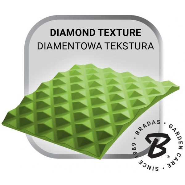 Фото - Рукавички садові BRADAS DIAMOND L 50 шт. (RWJNDGR9)