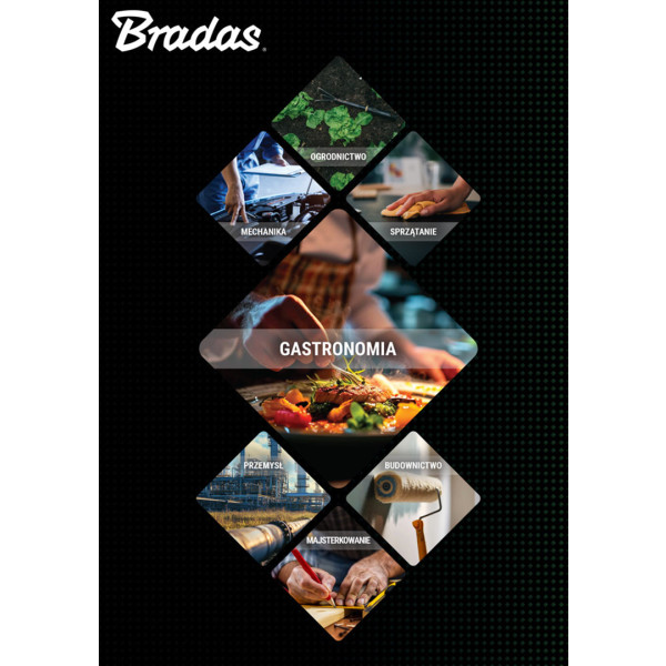 Фото - Рукавички нітрілові BRADAS DIAMOND розмір XL 9-10 чорний (RWJNDBC10)