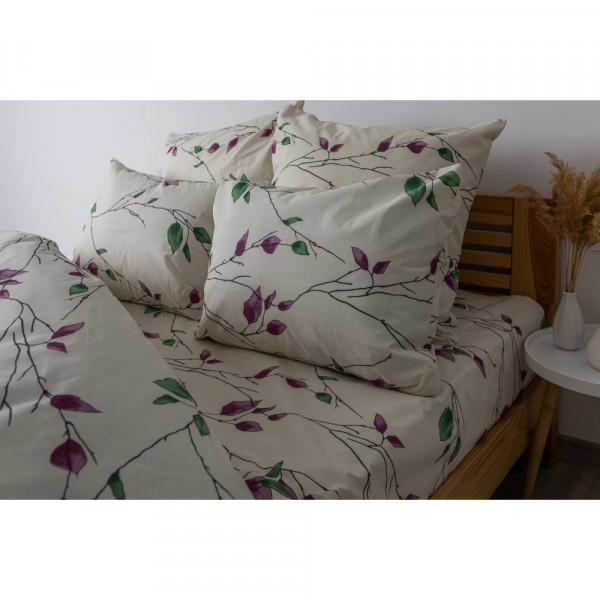 Фото - Комплект постільної білизни ТЕП Soft dreams Branch on White (2-03859_25730)