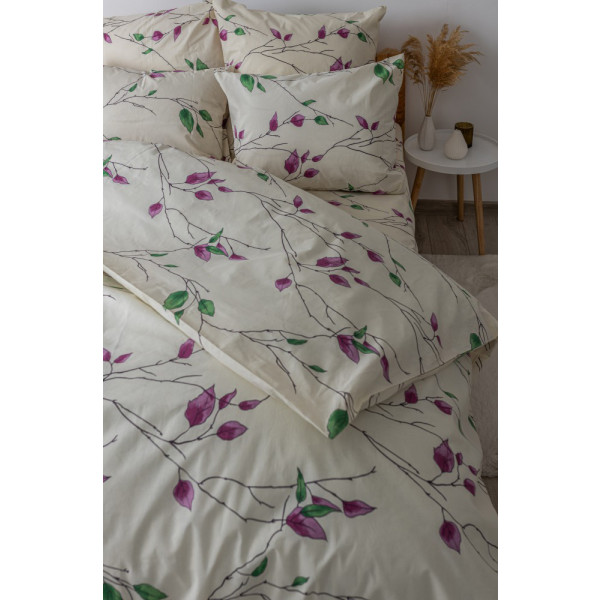 Фото - Комплект постільної білизни ТЕП Soft dreams Branch on White (2-03858_25729)