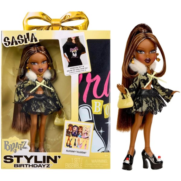 Фото - Ляльковий набір Bratz серії Stylin' Birthday — САША з аксесуарами (596042)