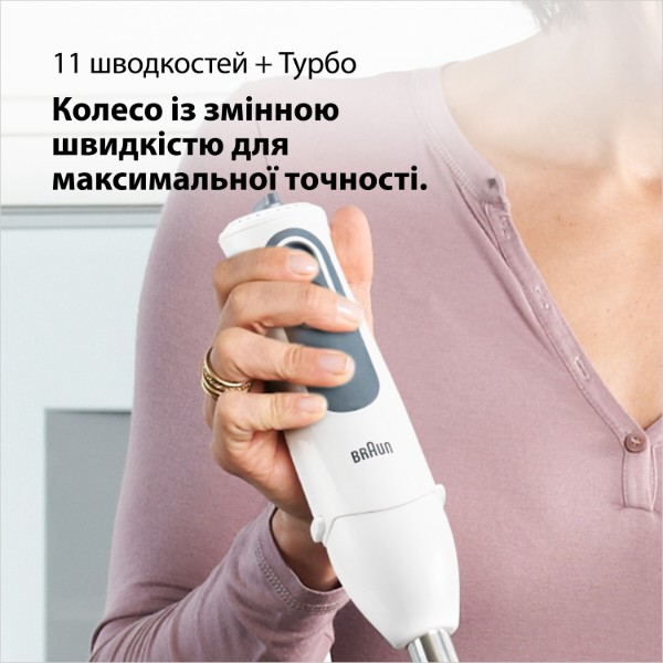 Фото - Блендер погружной Braun MQ 3100 WH