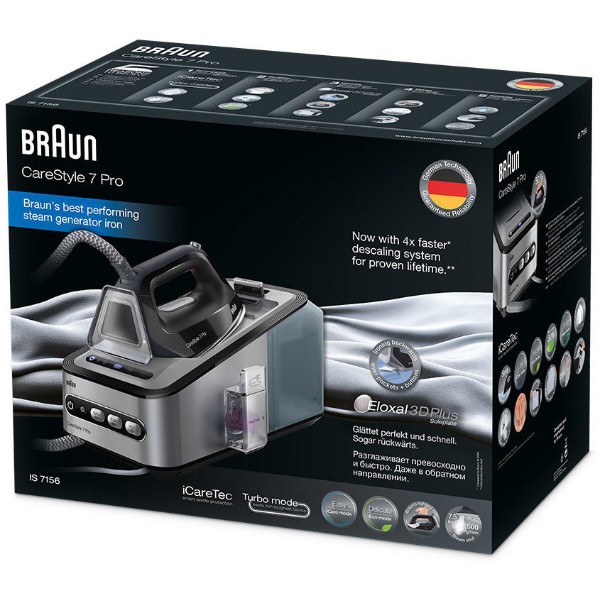 Фото - Уцінка - Праска з парогенератором Braun IS 7156 Pro Lock Removable #