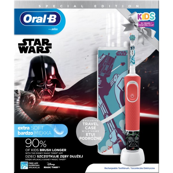 Фото - Зубная щетка электрическая Braun Oral-B D100.413.2KX Star Wars типу 3710 (3+)