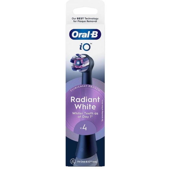 Фото - Насадка для зубної щітки Oral-B Braun iO Блискуче відбілювання 4 од