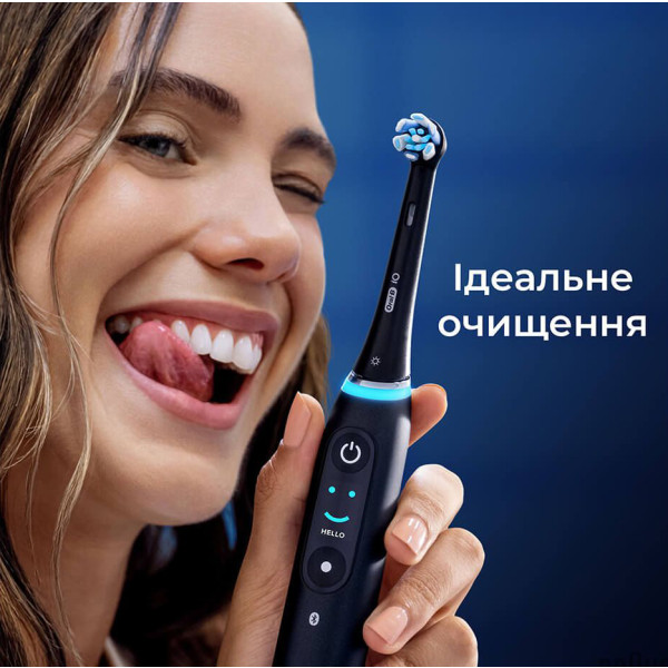 Фото - Насадка для зубной щетки Braun Oral-B iO RB WB Radiant White Black (4)