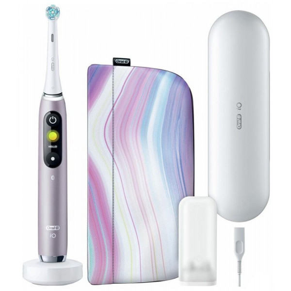 Фото - Зубная щетка электрическая Oral-B Braun iO Series 9 Special Edition Rose Quartz + Gift Фото - Зубная щетка электрическая Oral-B Braun iO Series 9 Special Edition Rose Quartz + Gift