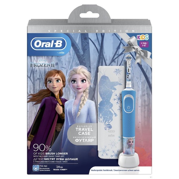 Фото - Зубная щетка электрическая Oral-B Braun D100.413.2KX Frozen II