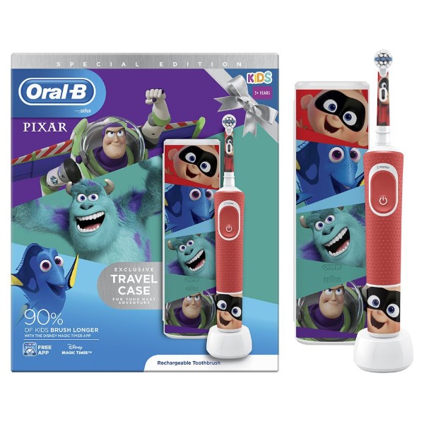 Фото - Зубная щетка электрическая Braun D100.413.2KX Pixar + Чехол