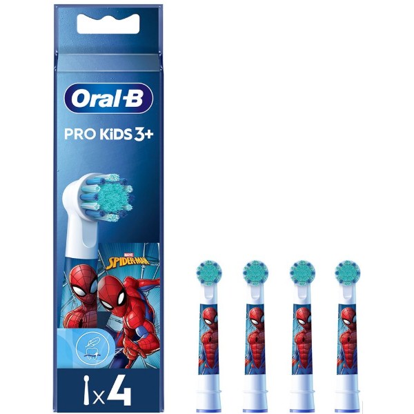 Фото - Насадка для зубної щітки Oral-B Braun Людина Павук EB10S 4шт Фото - Насадка для зубної щітки Oral-B Braun Людина Павук EB10S 4шт