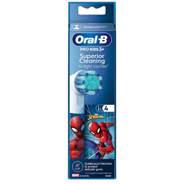 Фото - Насадка для зубної щітки Oral-B Braun Людина Павук EB10S 4шт