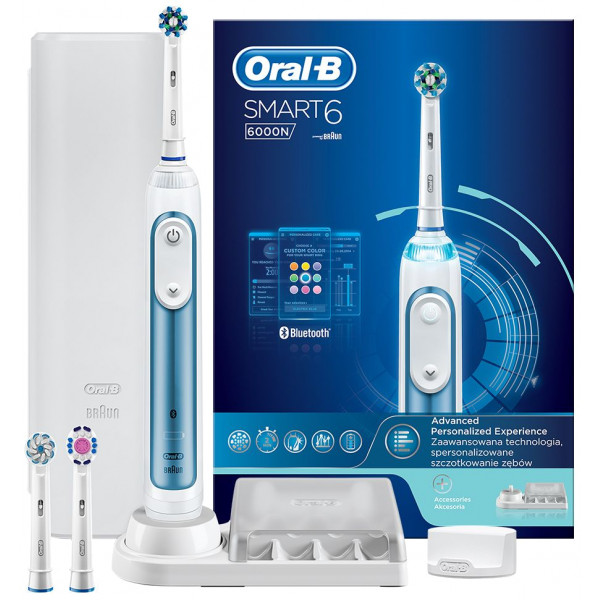 Фото - Зубна щітка електрична Oral-B Braun Smart 6 6000n D 700.535.5XP CR (00000020887)