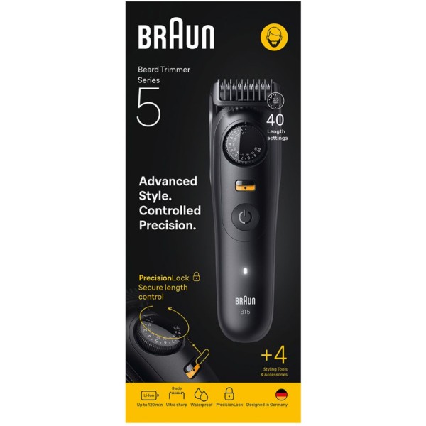 Фото - Тример універсальний Braun Beard Trimmer Series 5 BT5520 тип 5804