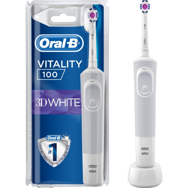 Фото - Зубная щетка электрическая Oral-B Braun Vitality D100.413.1 PRO 3D White