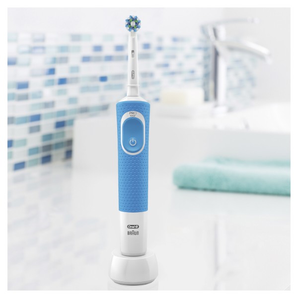 Фото - Зубная щетка электрическая Oral-B Braun Vitality D100.413.1 PRO CrossAction Blue