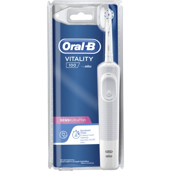 Фото - Зубная щетка электрическая Oral-B Braun Vitality D100.413.1 PRO Sensi Ultrathin