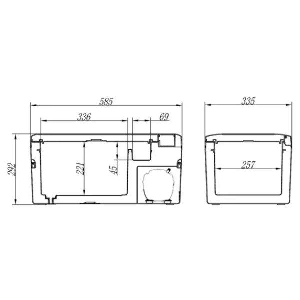 Фото - Холодильник автомобільний Brevia 22200