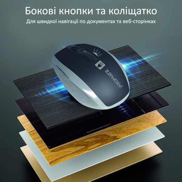 Фото - Миша бездротова Promate Breeze.Silver