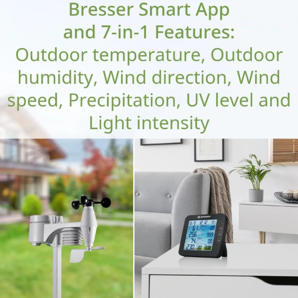 Фото - Метеостанция Bresser Smart Home 7-in-1 Weather Center ClimateConnect (7003600CM3000)