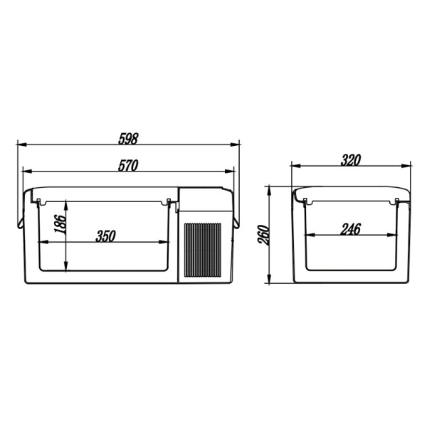Фото - Холодильник автомобильный Brevia 15 л (22100)