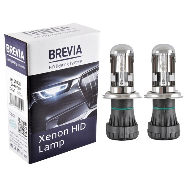 Фото - Автолампа Brevia H4 bi-xenon,5000K,85V,35W P43t-38 KET (12450)