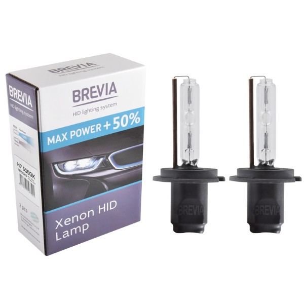 Фото - Автолампа Brevia H7 +50%,5500K,85V,35W PX26d KET (12750MP)