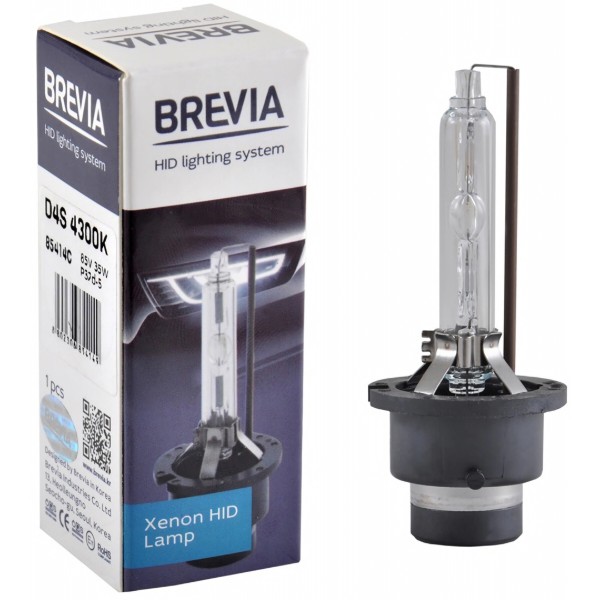 Фото - Автолампа Brevia D4S,4300K,42V,35W PK32d-5, (85414c)