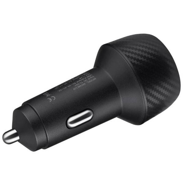 Фото - Автомобильное зарядное устройство Brevia ePower Dual Carbon 48W 1xUSB-C+1xUSB-A (46048CUB)