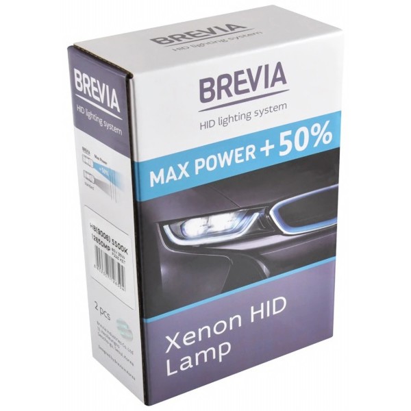 Фото - Автолампа Brevia HB4(9006) +50%,5500K,85V,35W P22d KET (12650MP)