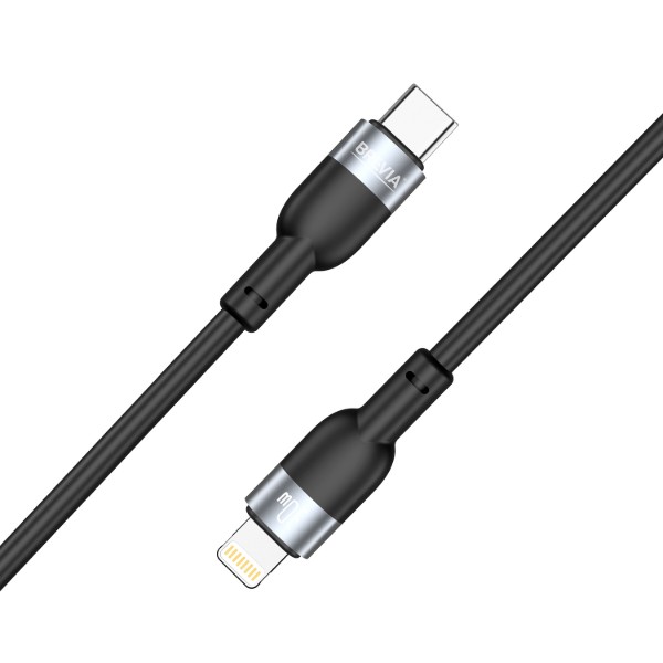 Фото - Кабель Brevia Type-C to Lightning 30W 1.2m, black, box (52120BCLC1)