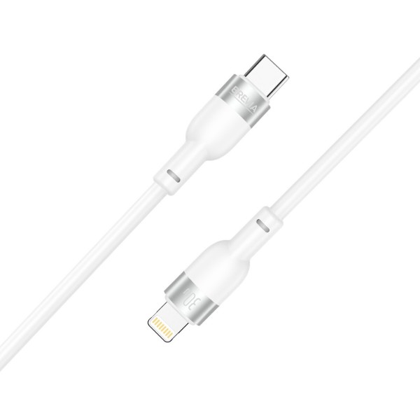 Фото - Кабель Brevia Type-C to Lightning 30W 1.2m, white, box (52120WCLC1)