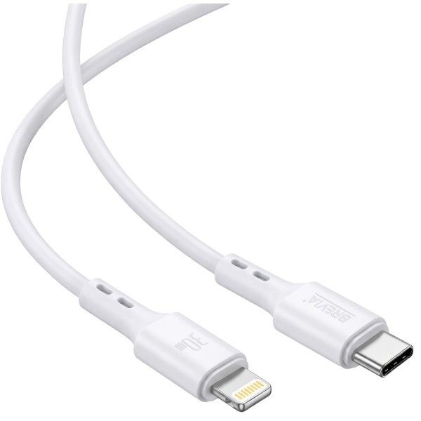 Фото - Кабель Brevia Type-C to Lightning 30W 1m, white, box (51100WCLC1)