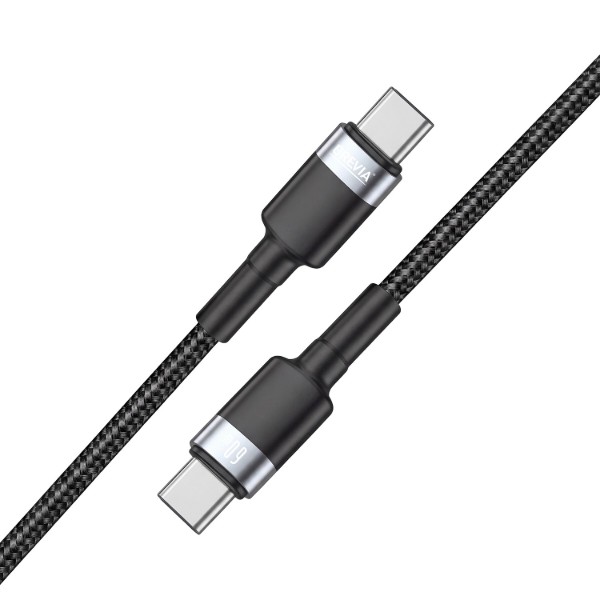 Фото - Кабель Brevia Type-C to Type-C 60W 2m, black (53200BCCZ1)