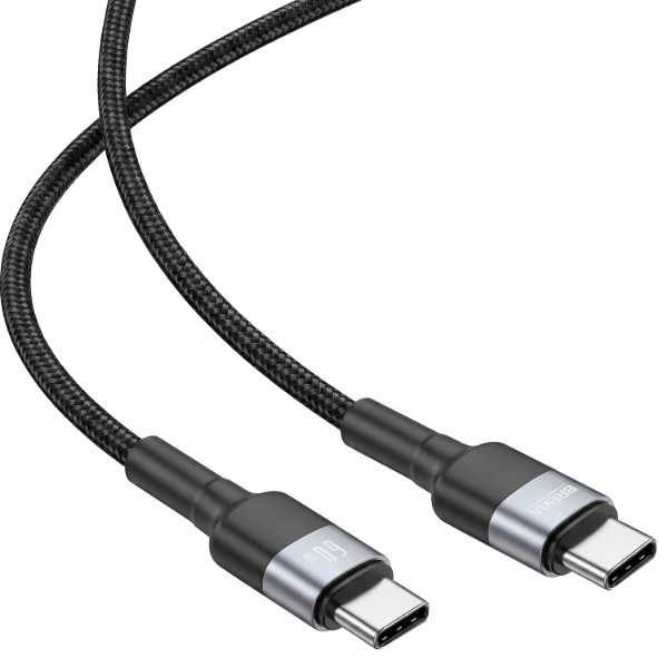 Фото - Кабель Brevia Type-C to Type-C 60W 2m, black (53200BCCZ1)