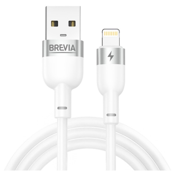 Фото - Кабель Brevia USB to Lightning 1.2m, white, box (52120WULC1)