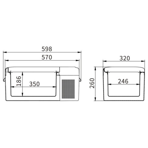 Фото - Холодильник автомобільний Brevia 15 л (22110)