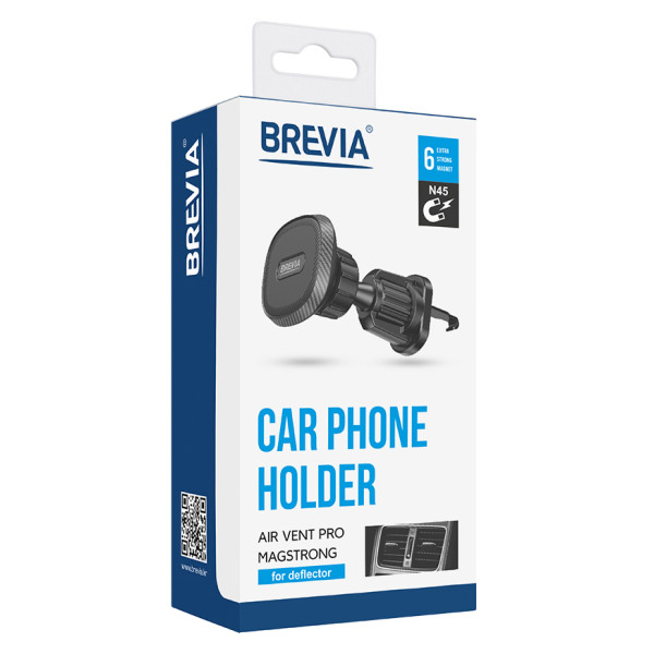 Фото - Автотримач Brevia AirVent Pro MagStrong (48410)