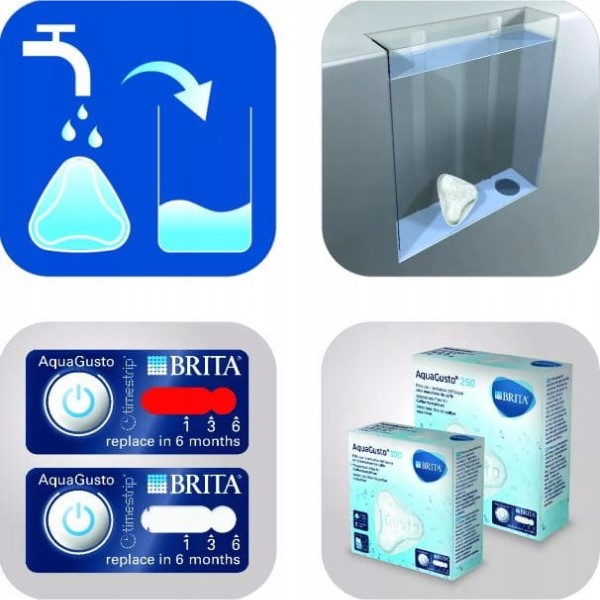 Фото - Фільтр для кавоварки Brita AquaGusto 250