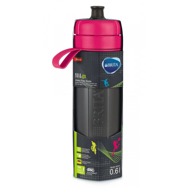 Фото - Пляшка для води Brita Active 600 мл Pink