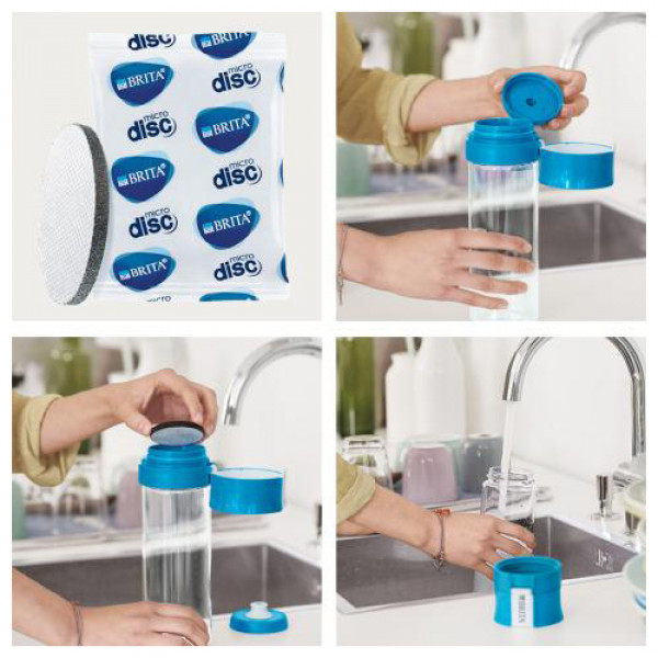 Фото - Бутылка для воды Brita Vital 600 мл Lime (4006387061562)