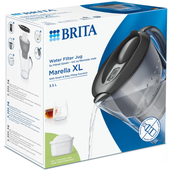 Фото - Фільтр-глечик Brita Marella XL MXpro графіт (1052724)